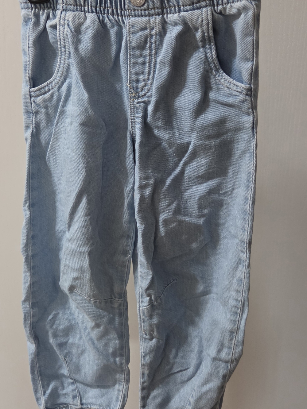 Light Blue Toddler Barrel Denim Jeans